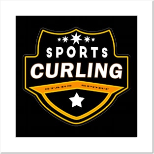 Sports Curling Posters and Art